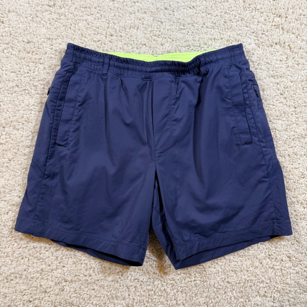 Birddogs For Your Boomstick Navy Blue Lined Shorts L Gym Athletic Workout